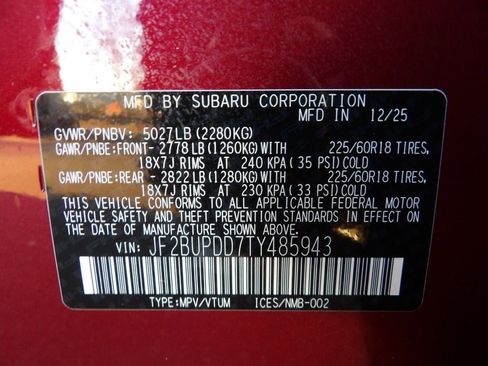New 2026 Subaru Outback Limited w/ Premium/Limited Package AWD/4WD image 34