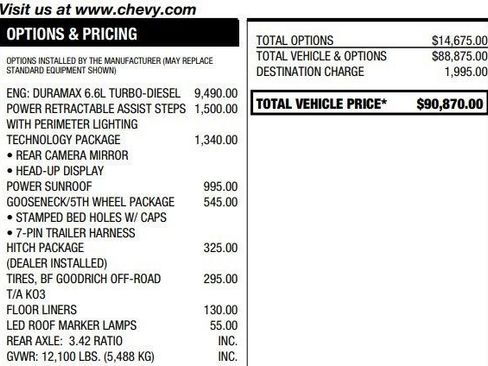 Used 2025 Chevrolet Silverado 3500 High Country w/ Technology Package image 3