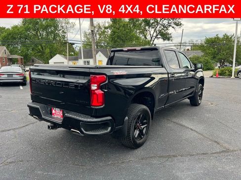 Used 2021 Chevrolet Silverado 1500 Custom Trail Boss w/ LPO, Dark Essentials Package AWD/4WD image 6