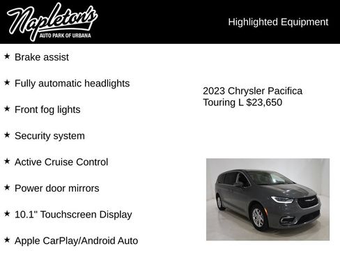 Used 2023 Chrysler Pacifica Touring-L FWD image 16