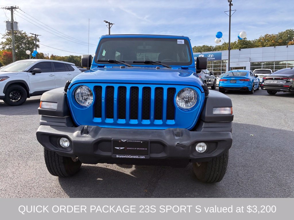 Used 2021 Jeep Wrangler Unlimited Sport w/ Sun And Sound Package AWD/4WD image 2