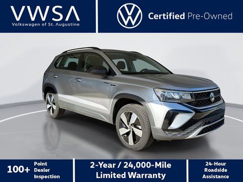 Certified 2024 Volkswagen Taos S AWD/4WD image 1