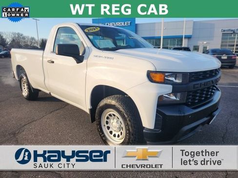 Used 2021 Chevrolet Silverado 1500 W/T w/ WT Fleet Convenience Package image 1