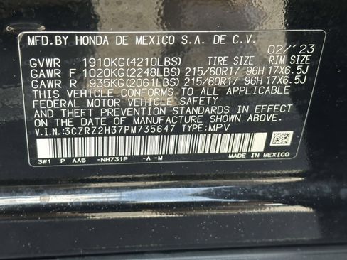 Used 2023 Honda HR-V LX image 28