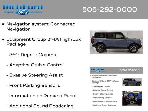 Certified 2024 Ford Bronco Outer Banks AWD/4WD image 46