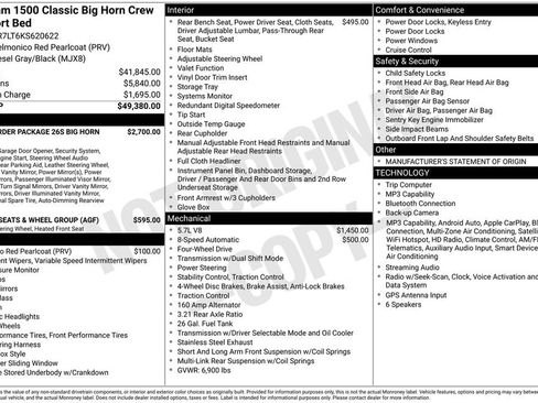Certified 2019 RAM 1500 Big Horn AWD/4WD image 27