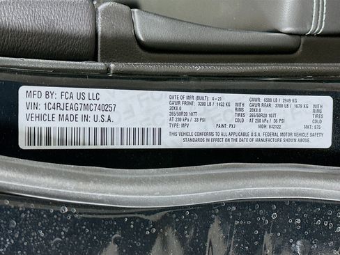 Used 2021 Jeep Grand Cherokee Freedom Edition RWD image 12