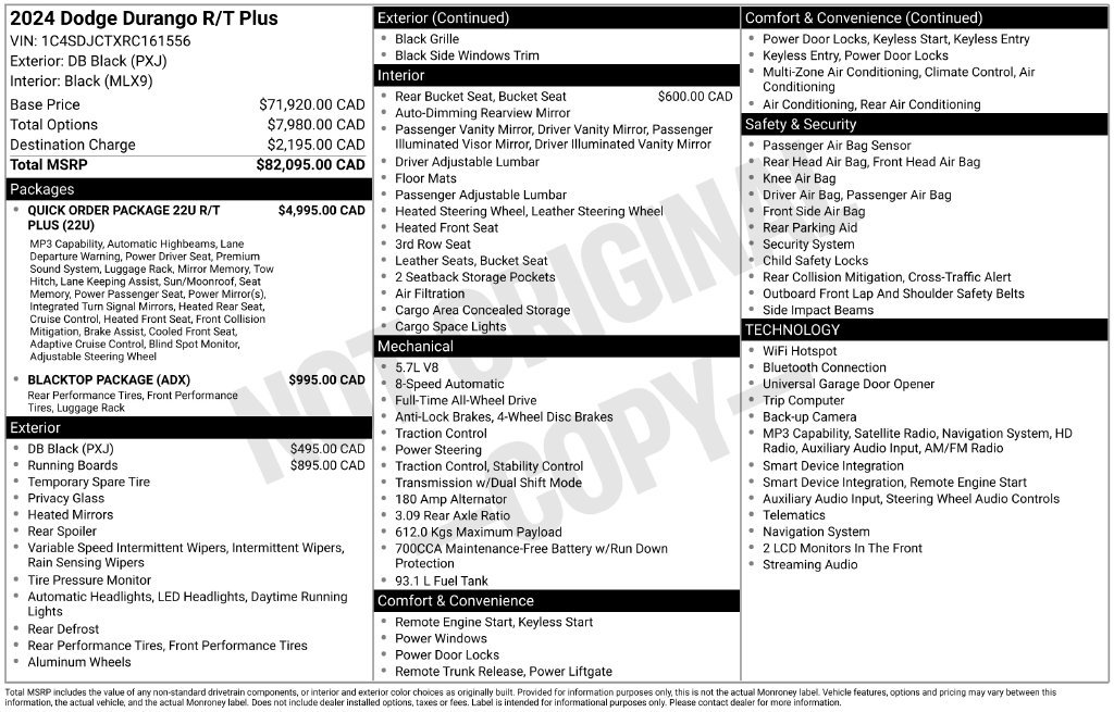 Used 2024 Dodge Durango R/T AWD/4WD image 46