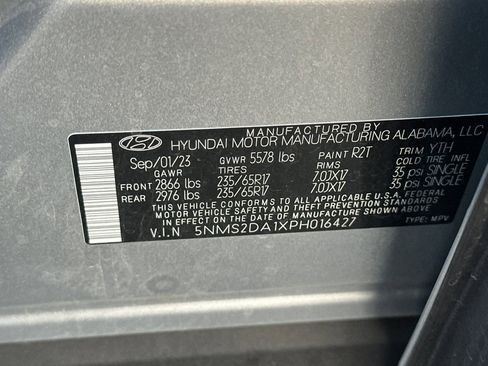 Used 2023 Hyundai Santa Fe Blue image 56