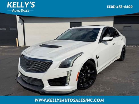 Used 2017 Cadillac CTS V w/ Carbon Black Package RWD image 1