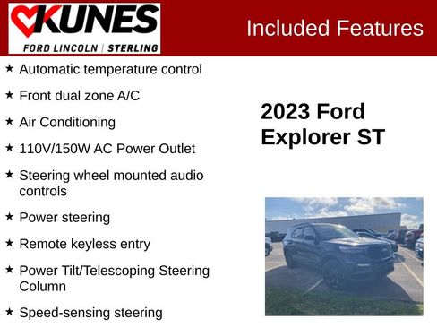 Used 2023 Ford Explorer ST w/ Equipment Group 401A AWD/4WD image 3