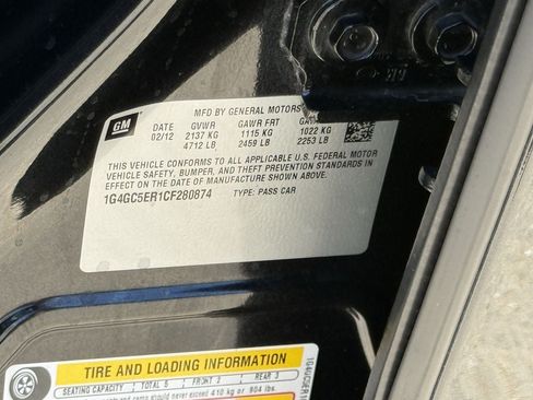 Used 2012 Buick LaCrosse Leather FWD image 30