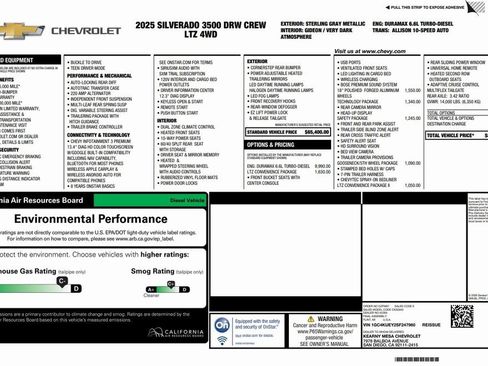 Used 2025 Chevrolet Silverado 3500 LTZ w/ LTZ Convenience Package image 4