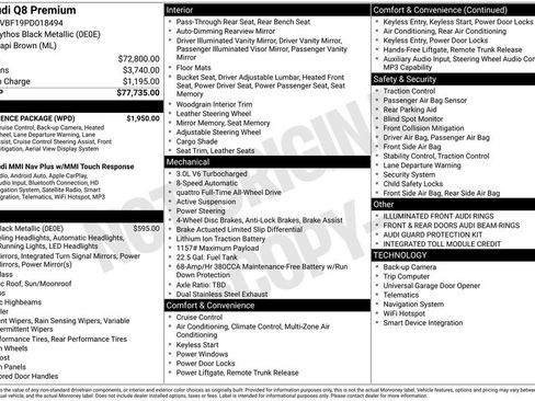 Used 2023 Audi Q8 Premium w/ Convenience Package image 27