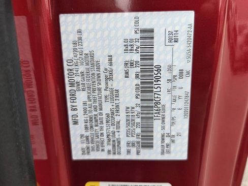 Certified 2020 Ford Mustang GT w/ Equipment Group 301A image 20