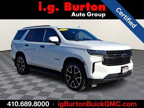 Certified 2022 Chevrolet Tahoe RST w/ Luxury Package AWD/4WD image 1