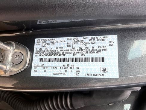 New 2025 Ford Escape Active w/ Tech Pack #1 image 11