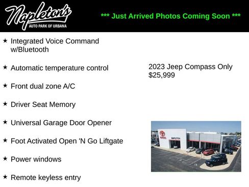 Used 2023 Jeep Compass Limited w/ Elite Group AWD/4WD image 2