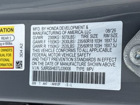 New 2026 Honda CR-V Sport-L image 38
