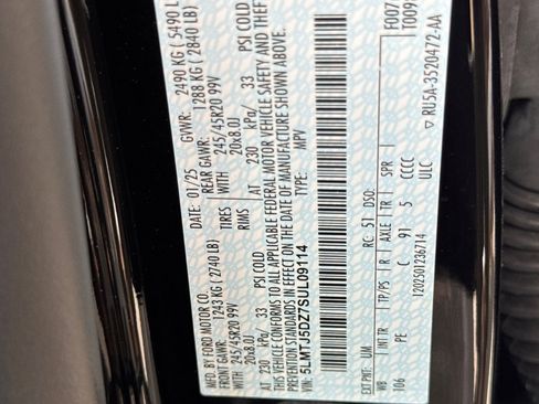 New 2025 Lincoln Corsair Grand Touring w/ Equipment Group 302A image 24