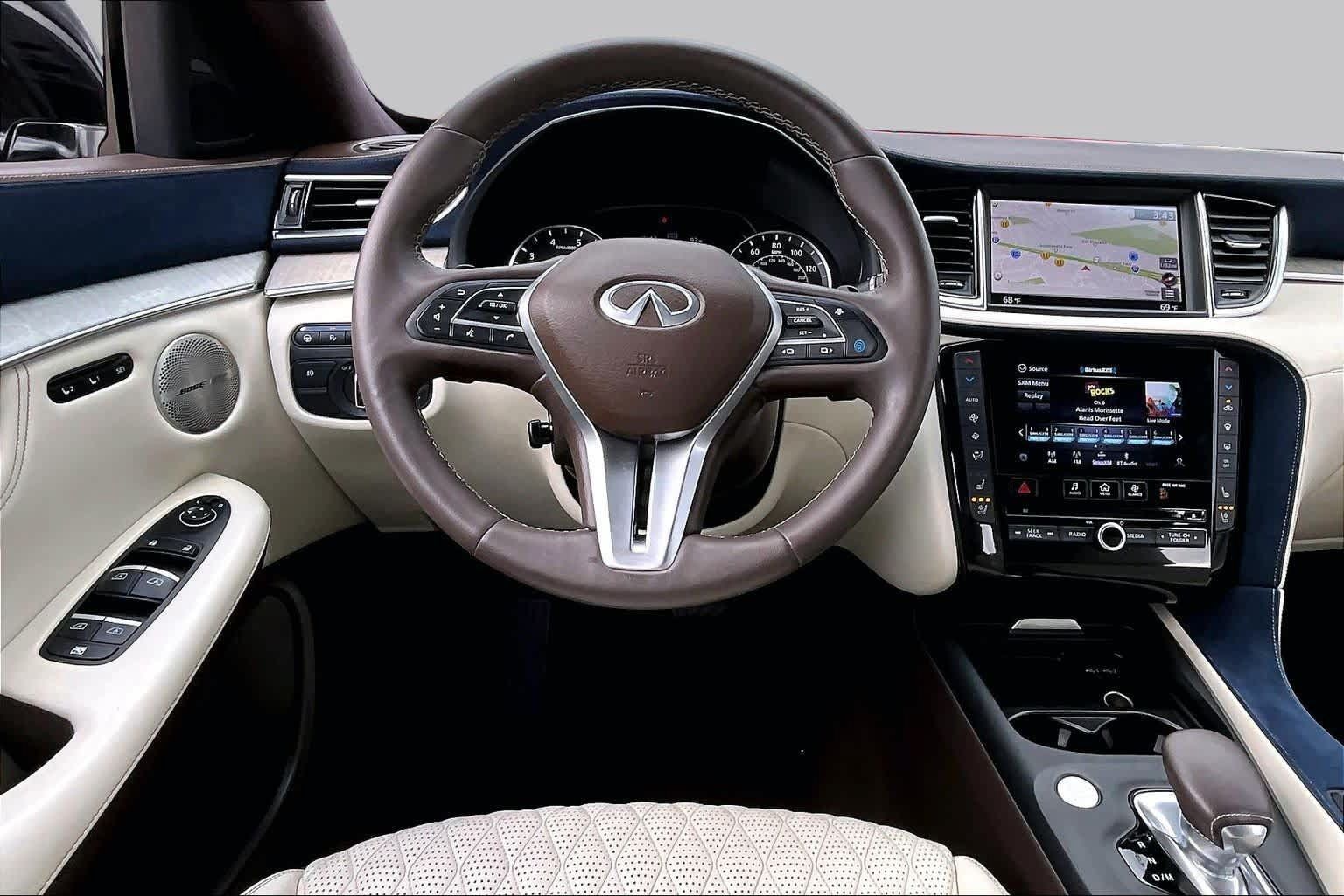 Used 2021 INFINITI QX50 Autograph w/ Premium White Leather Package AWD/4WD image 6