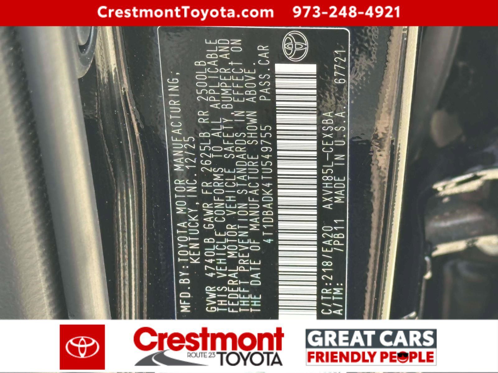 Used 2026 Toyota Camry SE w/ Convenience Package AWD/4WD image 29