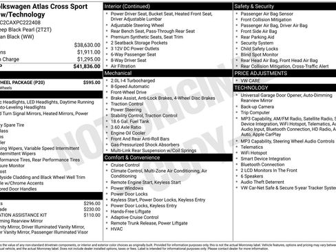 Used 2023 Volkswagen Atlas Cross Sport SE w/ Black Wheel Package FWD image 15