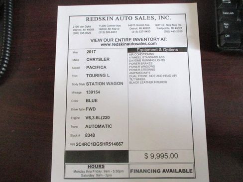 Used 2017 Chrysler Pacifica Touring-L image 15