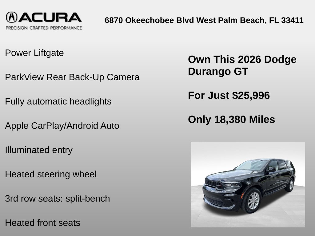 Used 2026 Dodge Durango GT RWD image 12