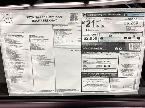 New 2026 Nissan Pathfinder Rock Creek image 40