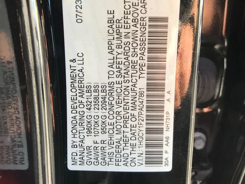 Certified 2023 Honda Accord LX image 18