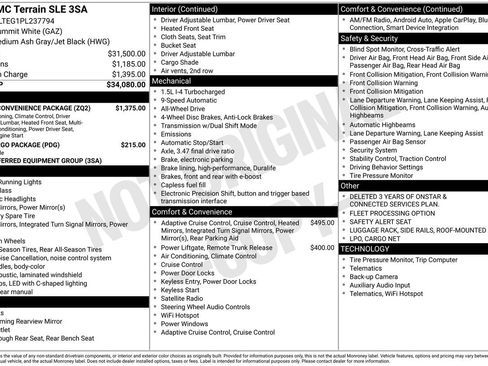 Used 2023 GMC Terrain SLE w/ Driver Convenience Package image 29