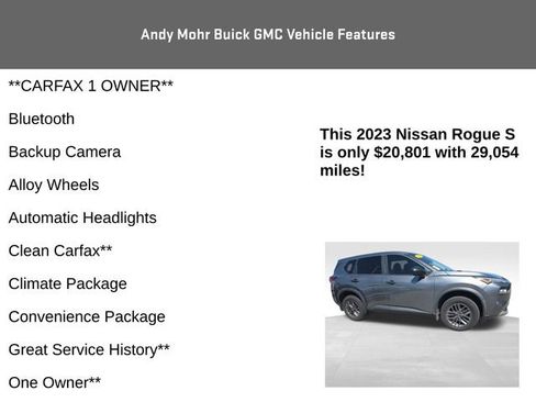Used 2023 Nissan Rogue S FWD image 4