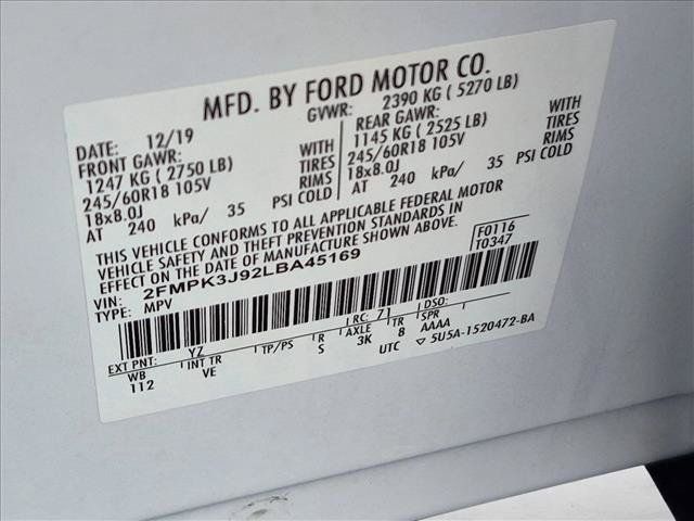 Used 2020 Ford Edge SEL FWD image 22