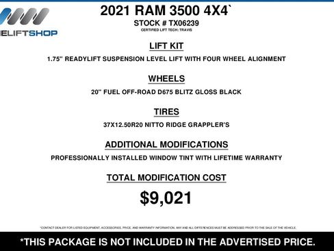 Used 2021 RAM 3500 Limited image 2