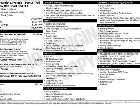 Used 2020 Chevrolet Silverado 1500 LT Trail Boss image 4