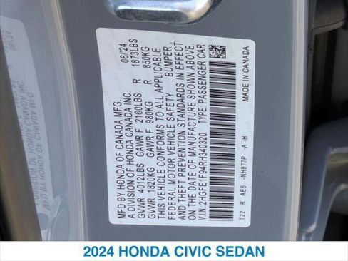 Certified 2024 Honda Civic Touring image 26