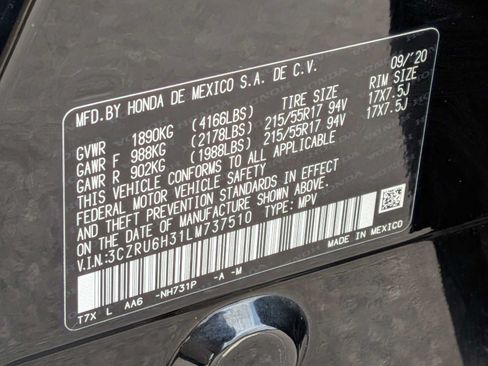 Used 2020 Honda HR-V LX image 31