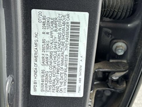 Used 2020 Honda Accord Touring image 30