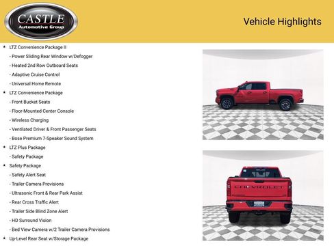Used 2024 Chevrolet Silverado 3500 LTZ w/ LTZ Plus Package AWD/4WD image 12