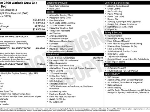 New 2026 RAM 2500 Warlock AWD/4WD image 25