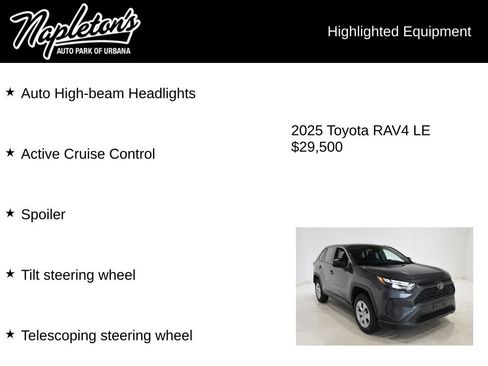 Used 2025 Toyota RAV4 LE AWD/4WD image 16