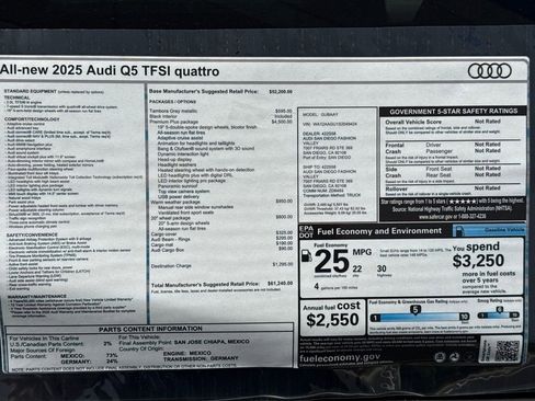 New 2025 Audi Q5 2.0T Premium Plus image 21