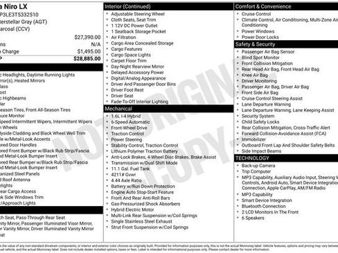 Certified 2026 Kia Niro LX FWD image 12