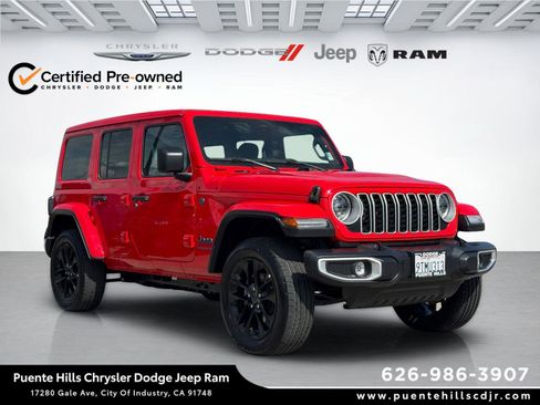 Certified 2025 Jeep Wrangler Sahara w/ Safety Group image 1