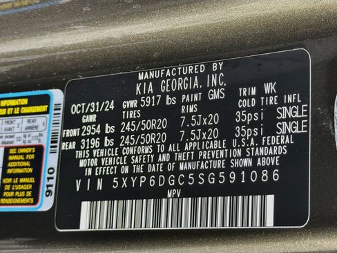 Used 2025 Kia Telluride S AWD/4WD image 12