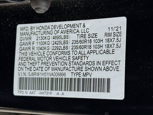 Certified 2022 Honda CR-V EX image 38