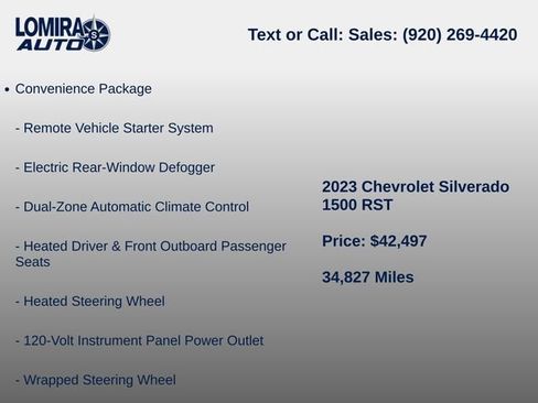 Used 2023 Chevrolet Silverado 1500 RST w/ Convenience Package II AWD/4WD image 11
