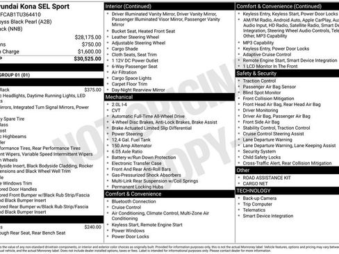 New 2026 Hyundai Kona SEL Sport image 5
