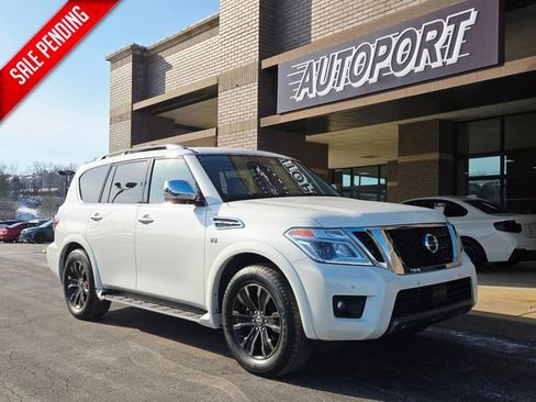 Used 2020 Nissan Armada Platinum w/ Captain's Chairs Package image 1